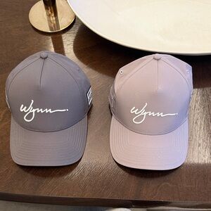 Wynn Signature 2025 F1 Hats in Gray and Taupe